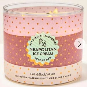 Bath & Body Works Neapolitan Ice Cream Candle